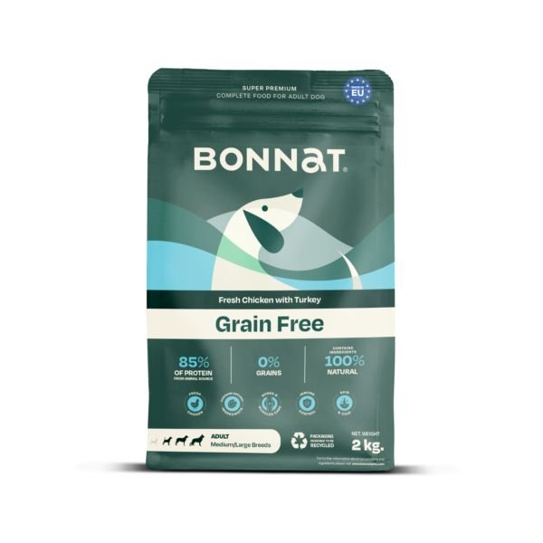 Bonnat canino adulto medium/large x 2 kg - Image 2